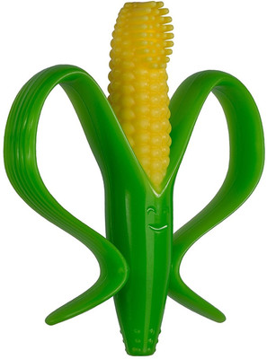 

Kraptick Baby Corn Infant & Toddler Training and Teether toy for 3 Months and Up, BPA & PVC Free,100% Soft Silicone Soft Toothbrush