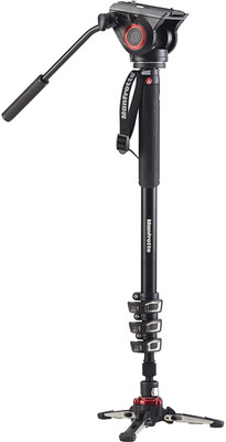 

Manfrotto MVMXPRO500 Monopod(Black, Supports Up to 5000 g)