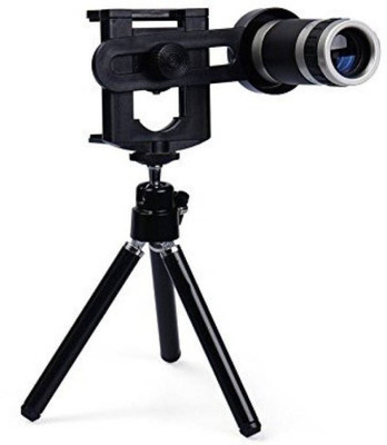 

Anytech Powerfull 8x Optical Zoom Universal Telephoto Lens Kit With QX1 Tripod Kit(Black, Supports Up to 1000 g)