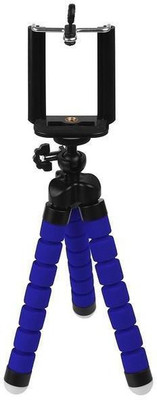 

Klick n Shop 6 inch Flexible Gorillapod Tripod With Mobile Attachment For DSLR & Smartphones Tripod Tripod Kit, Tripod(Blue, Supports Up to 500 g)
