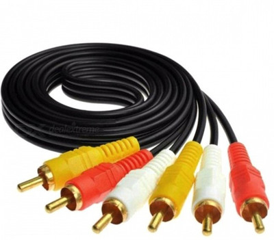 copper TV-out Cable LCD,LED TV SET TOP BOX CABLE(Black, For TV)
