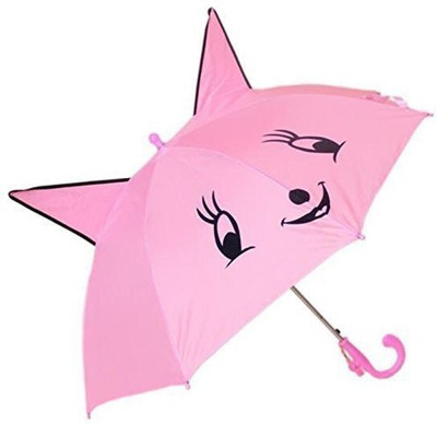 

rojeno 1 fold auto open Kids Animals Designer Umbrella(Pink)