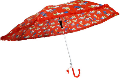 

Kidividual Red Print Umbrella(Red)