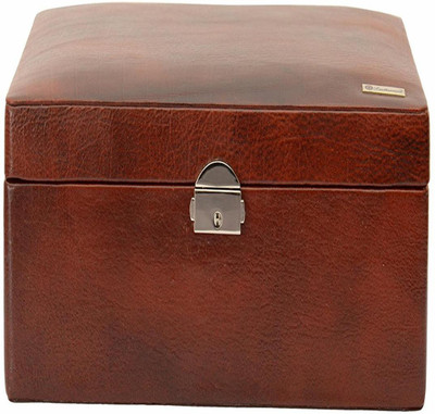 

Leatherman jewellary box keeping jewelllary Vanity Box(Brown)