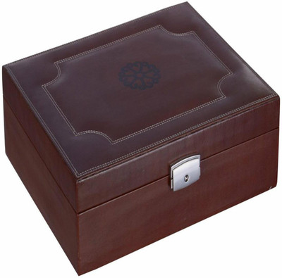 

Leatherman jewellary box to keep jewellary in nice ways Vanity Box(Brown)