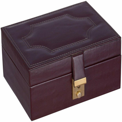 

Leatherman 1306 keeping jewellary in a safe for a long period of time Vanity Box(Brown)