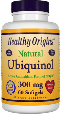 

HEALTHY ORIGINS Healthy Origins, Ubiquinol ( Kaneka Q+ ),(60 No)