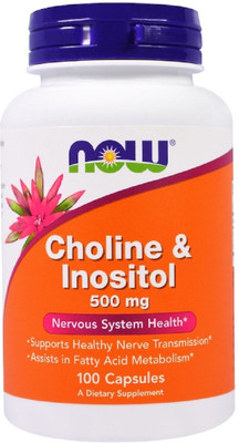 

Now Foods Now Foods, Choline & Inositol,(100 No)