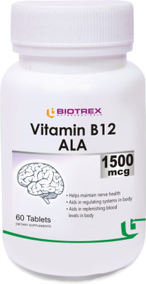 

Biotrex Nutraceuticals Vitamin B12 ALA 1500mcg(60 No)