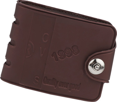

Peacock Mundkar Boys Brown Artificial Leather Wallet(7 Card Slots)