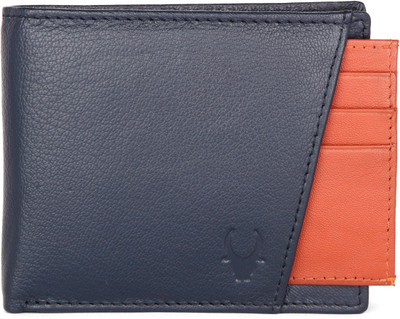 

WildHorn Men Casual Blue Genuine Leather Wallet(5 Card Slots)