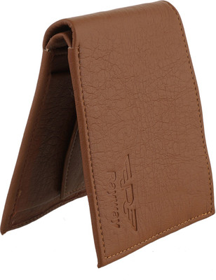 Ray Way Men Brown Artificial Leather Wallet(6 Card Slots)