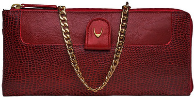 

Hidesign Women Evening/Party Maroon Genuine Leather Wallet(2 Card Slots), Red