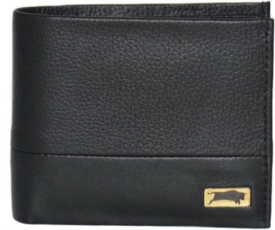

Ox Men Formal Black Genuine Leather Wallet(7 Card Slots)