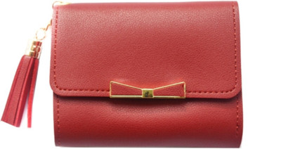 

JG Shoppe Women Trendy Red Artificial Leather Wallet(5 Card Slots), Maroon