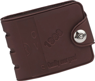 

Peacock Mundkar Boys Brown Artificial Leather Wallet(8 Card Slots)