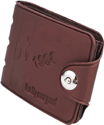 

Peacock Mundkar Boys Brown Artificial Leather Wallet(8 Card Slots)