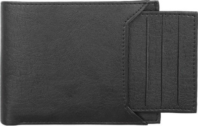 

FASHIONEVER Men Black Artificial Leather Wallet(6 Card Slots)