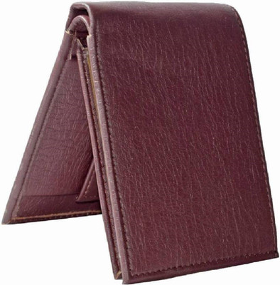 

FASHIONEVER Men Brown Artificial Leather Wallet(6 Card Slots)