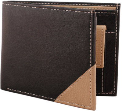 

Helizest Men Black Artificial Leather Wallet(6 Card Slots)