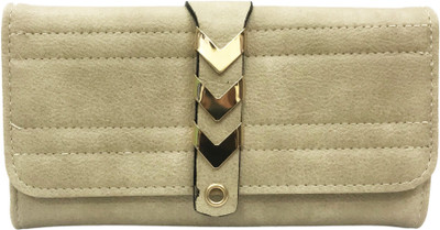 

Ferishta Women White Artificial Leather Wallet(12 Card Slots)