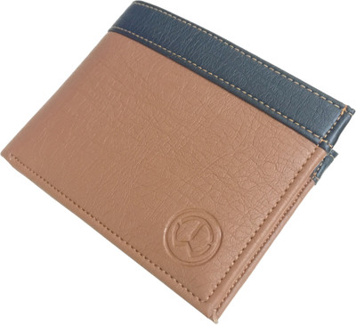

InW Men Multicolor Artificial Leather Wallet(10 Card Slots), Tan