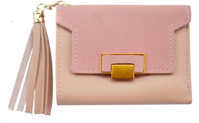 

JG Shoppe Women Casual Beige, Pink Artificial Leather Wallet(7 Card Slots), Cream