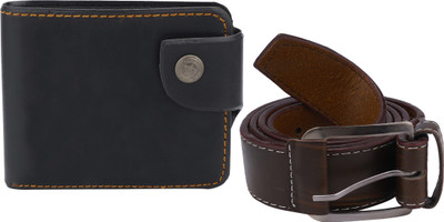 

Peacock Mundkar Wallet, Belt Combo(Brown)