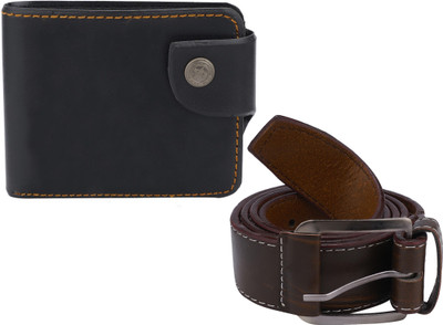 

Peacock Mundkar Wallet, Belt Combo(Brown)