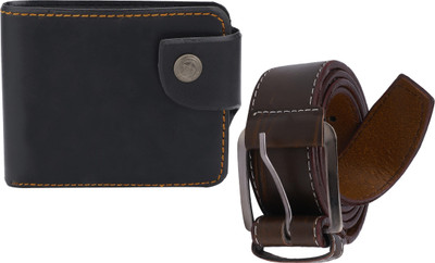 

Peacock Mundkar Wallet, Belt Combo(Brown)