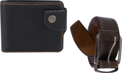 

Peacock Mundkar Wallet, Belt Combo(Brown)