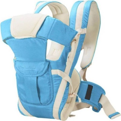 

First Trend Multipurpose Strong 4 in 1 Baby Carrier With Coushion Padding For Baby Comfort (Sky Blue, Front Carry facing in) Baby Carrier(Sky Blue, Front carry facing out)