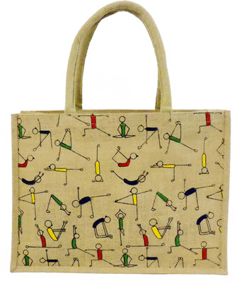 

EWB FABSEASONS JUTE SHOPPING BAG Multipurpose Bag(White, 5 L)