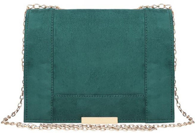 

Hashtasche Bottle Green Suede sling Sling Bag(Green, 5 inch)