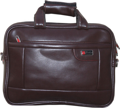 

STYLOLEATHERBAGS Leather Messenger Bag V69 Messenger Bag(Brown, 14 inch)