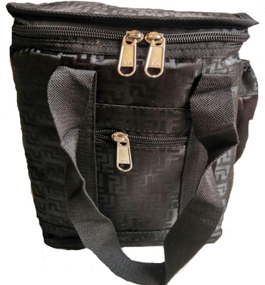 

UNK STYLE Big Size Waterproof Lunch Bag(Black, 15 inch)