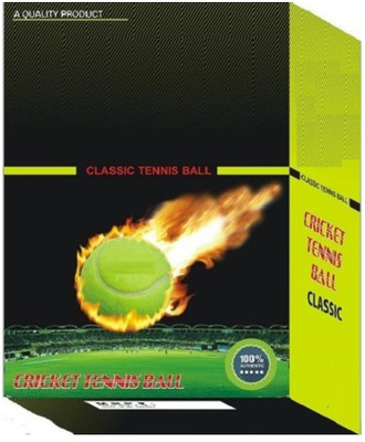 

QUINERGYS ™ Professional Grade Nitro Light Tennis Cricket Ball Cricket Tennis Ball(Pack of 1, Yellow), Flourescent
