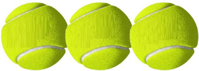 

QUINERGYS ® Practice-Training Cricket Ball Cricket Tennis Ball(Pack of 3, Yellow), Yellow-type-027