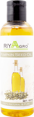 

RIYAAGRO 100 % Natrual & Pure Undiluted Cold Pressed Pumpkin Seed Oil For Hair-Scalp-Skin-Face-Nails-- 100 ml(100 ml)