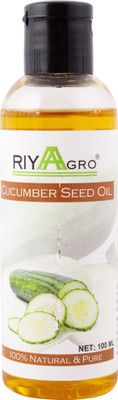 

RIYAAGRO 100 % Natrual & Pure Undiluted Cold Pressed Cucumber Oil For Hair-Scalp-Skin-Face-Nails-- 100 ml(100 ml)