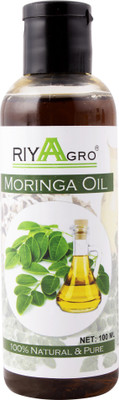 

RIYAAGRO 100 % Natrual & Pure Undiluted Cold Pressed Moringa Oil For Hair-Scalp-Skin-Face-Nails-- 100 ml(100 ml)