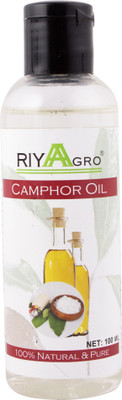 

RIYAAGRO 100 % Natrual & Pure Undiluted Cold Pressed Camphor Oil For Hair-Scalp-Skin-Face-Nails-- 100 ml(100 ml)