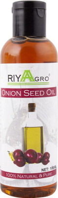 

RIYAAGRO 100 % Natrual & Pure Undiluted Cold Pressed Onion Seed Oil For Hair-Scalp-Skin-Face-Nails-- 100 ml(100 ml)