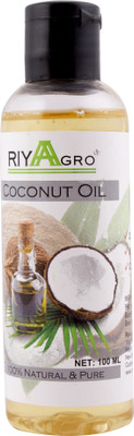 

RIYAAGRO 100 % Natrual & Pure Undiluted Cold Pressed Coconut Oil For Hair-Scalp-Skin-Face-Nails-- 100 ml(100 ml)