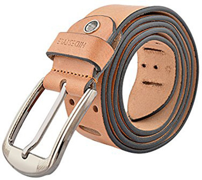 

Vickiana Quest Men Casual Beige Genuine Leather Belt