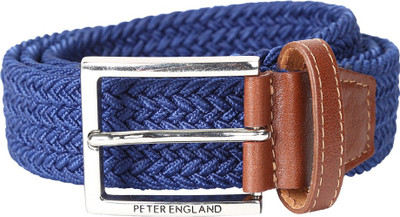 

Peter England Men & Women Blue Genuine Leather Belt, Peter England Men & Women Casual Blue Genuine Leather Belt