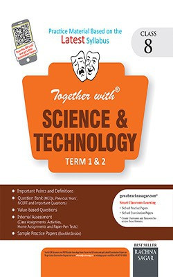 Together With Practice Material for Class 8 Science & Technology DAV Term 1 & 2 for 2019 Examination(English, Paperback, Rachna Sagar Expart Panel)