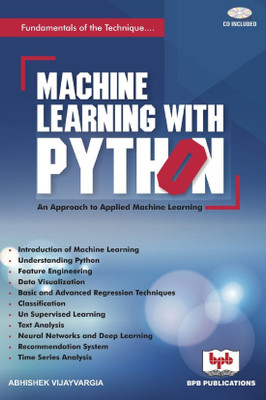 Machine Learning with Python with 1 Disc(English, Paperback, Vijayvargia Abhishek)