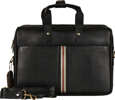 

Charpe TRKT-16019-BK Medium Briefcase - For Men & Women(Black)