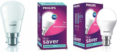 

Philips 9 W Standard B22 LED Bulb(White)